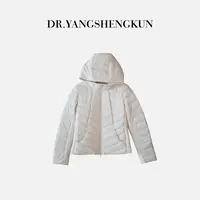 杨圣坤2025新品90鹅绒休闲百搭薄款连帽羽绒服外套TR2592514