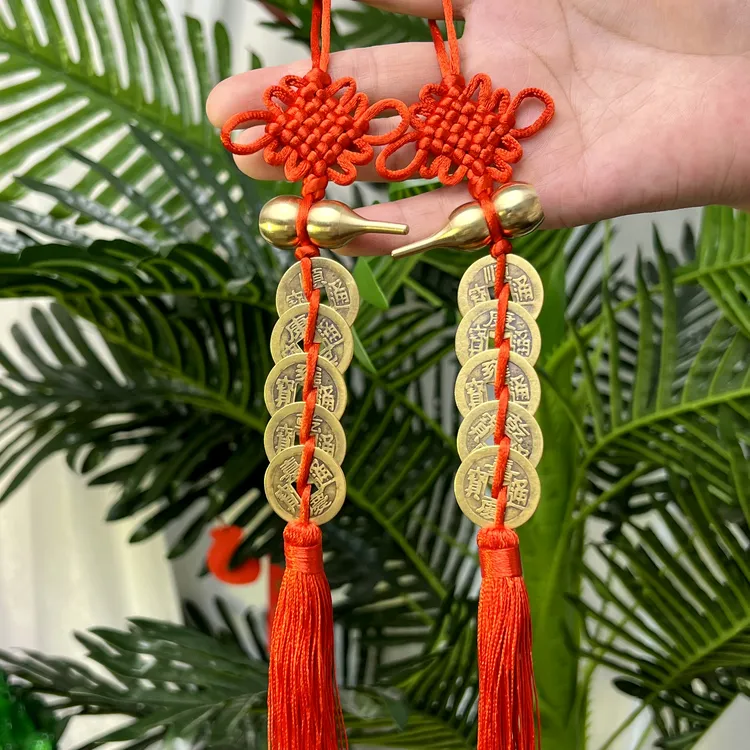 黄铜葫芦家居挂件中国结厨房卧室阳台门挂件摆件