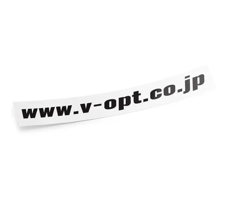 JDM车贴 V-OPT漂移拉花 短版元年尺寸字体 不挡玻璃视线 50×4.7