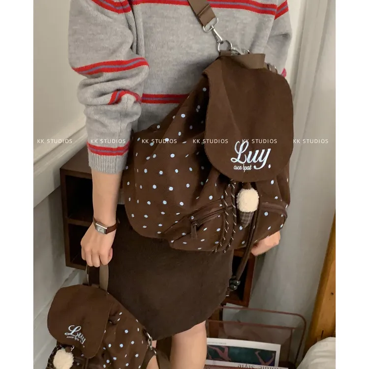 韩系双肩包包女款爆款2025新款秋冬时尚小背包学生书包逛街通勤包