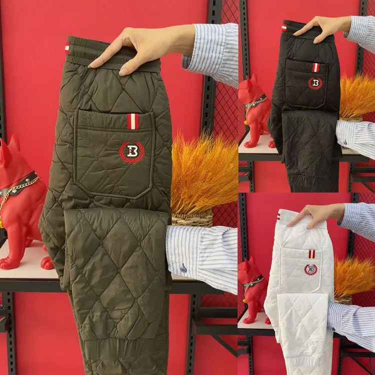 258843冬季男士新款时尚百搭外穿休闲束脚棉裤