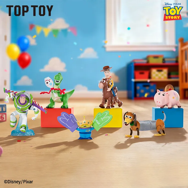 【桌面摆件】TOPTOY迪士尼玩具总动员玩心时刻手办盲盒公仔潮玩礼物