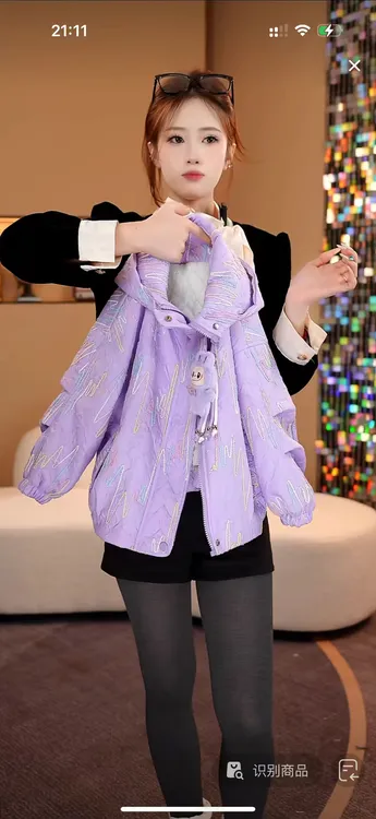 女童外套秋冬款2025新款儿童洋气百搭冲锋衣秋季女孩宽松韩版上衣