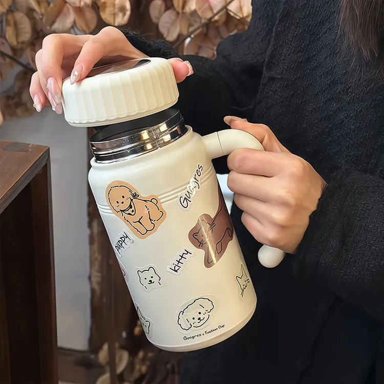 大容量保温杯女士泡茶专用办公杯茶水分离泡茶杯子上班用喝水杯子