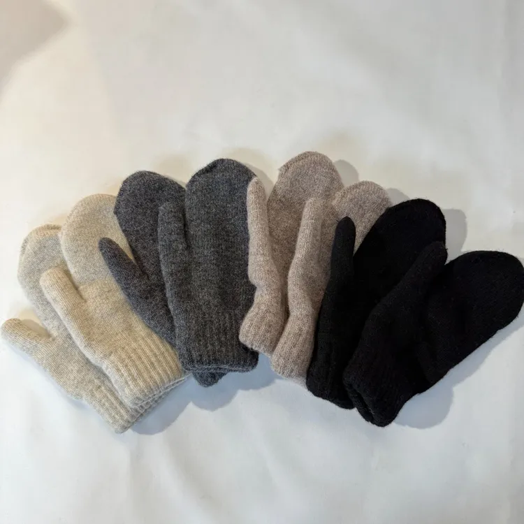 漠哥专属 羊毛儿童手套保暖时尚百搭