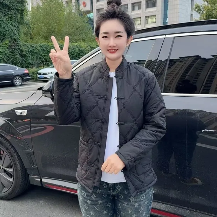 2025秋季新款男士高级感轻奢休闲立领夹克棉服外套百搭时尚D-059