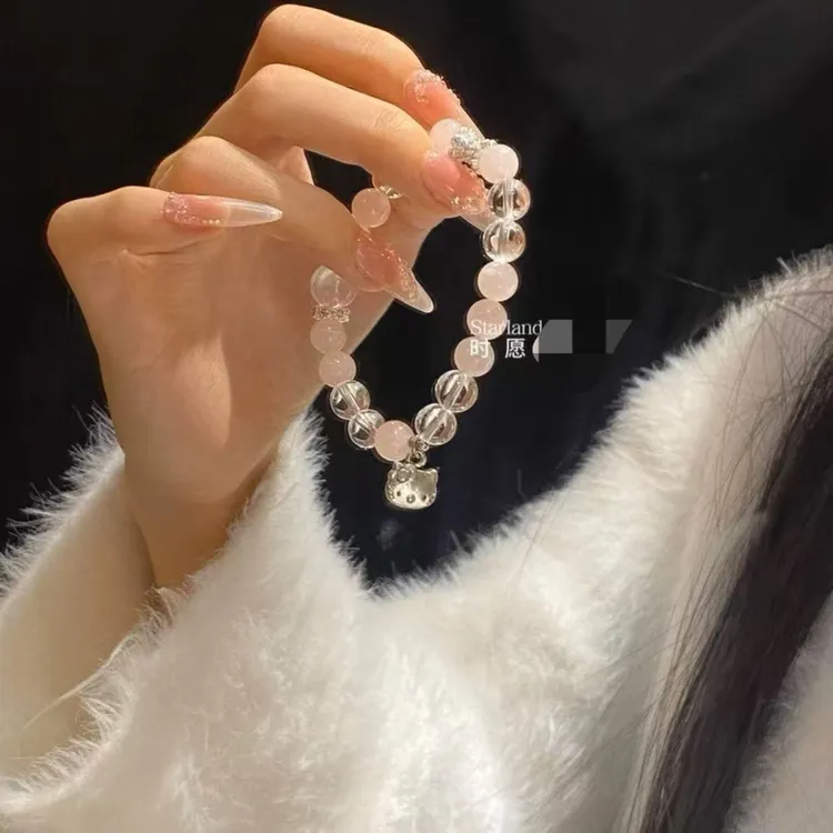 夏日甜美KT手串甜美少女幸运手链简约ins小可爱