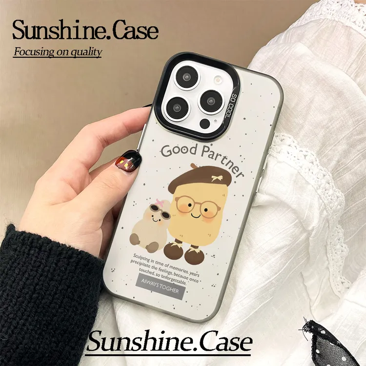 【彩银】花生适用于苹果16promax华为vivo小米oppo防摔手机壳