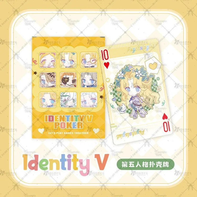 第五人格同人扑克牌卡牌小女孩园丁渔女古董商二次元动漫周边谷子