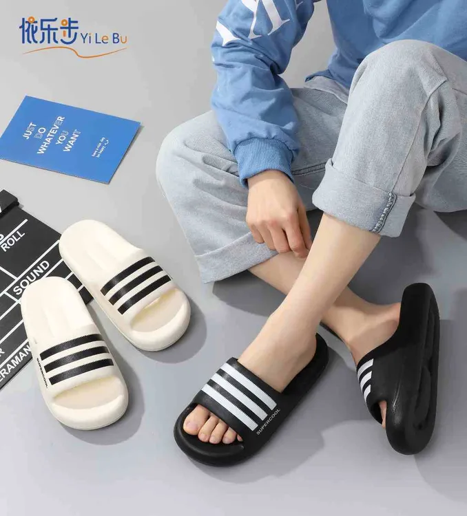 拖鞋女款EVA情侣踩屎感网红高能感休闲ins夏季时尚外穿潮流拖鞋男商品图