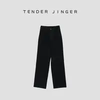 Tender Jinger【黑标】四面弹植绒直筒牛仔裤T53YON285X