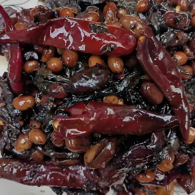 沂蒙山地锅特产花菜山东叶子咸菜山东临沂邳州特产