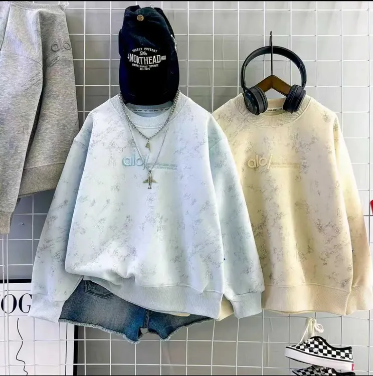 【韩系定制 扎染工艺】儿童新品时尚刺绣卫衣潮