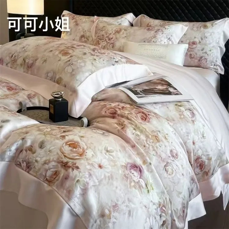 轻奢夏被四件套 夏被200*230床单230*230枕套2只
