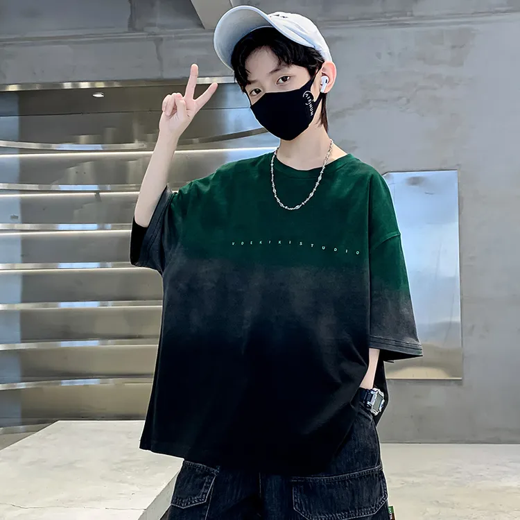 男童夏装痞帅炸街短袖t恤夏季薄2025新款儿童装男孩夏款半袖体恤