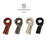 MN-【云朵羊绒】意大利进口100%纯羊绒复古美式流苏围巾围脖 PS250