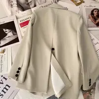 韩版气质卡其时尚女款西装外套2025网红春秋炸街轻奢休闲西服01