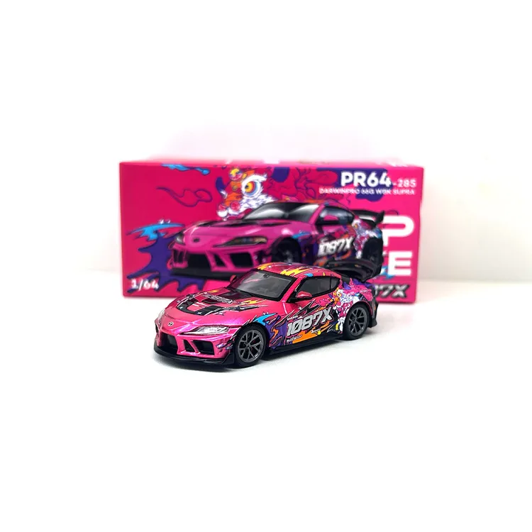 POPRACE车模 1:64 合金 丰田速霸 1087X 醒狮 小比例汽车模型收藏