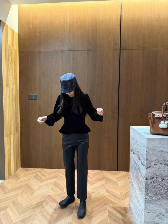 【空谷】秋季桑蚕丝丝绒设计感法式衬衫 YY604