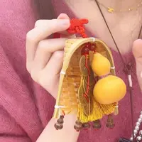 葫芦簸箕扫帚挂饰铜钱手机挂件