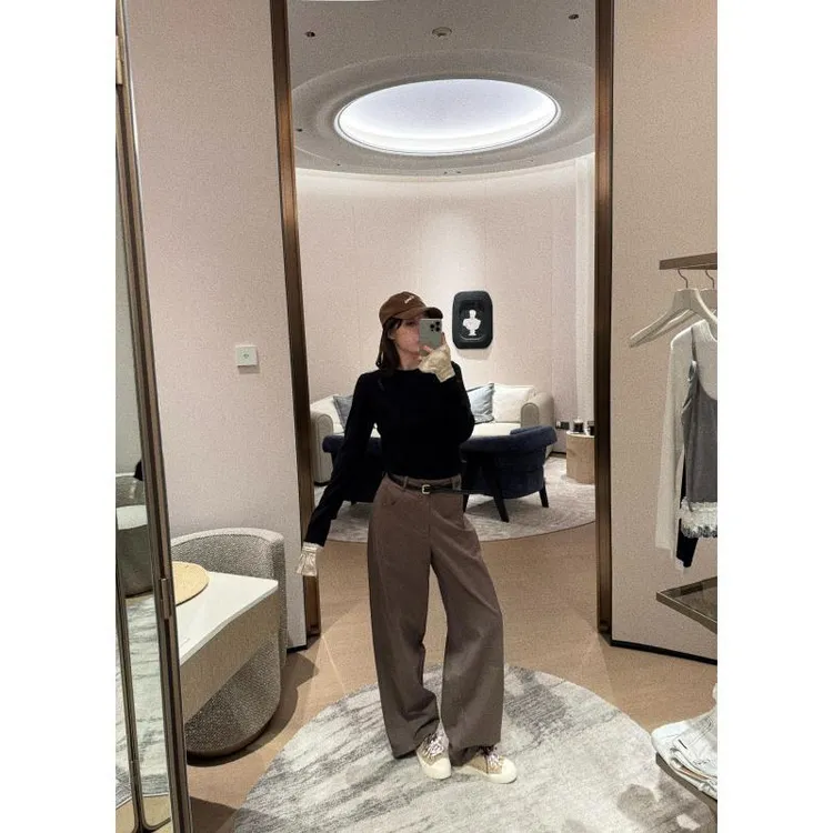 BETTER JOELAY-【甜甜可可】时尚直筒裤子宽松百搭休闲风Z1272