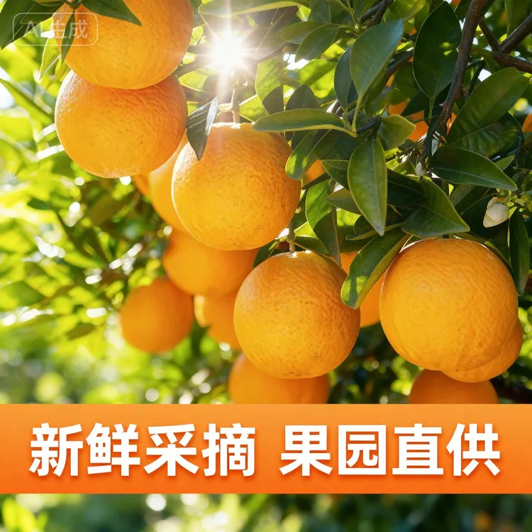 正宗江西赣南信丰金奖脐橙新鲜现摘水果产地直发香甜多汁