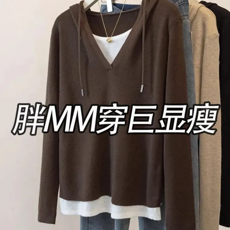 大码女装秋冬季加厚长袖t恤女新款爆款胖mm显瘦遮肉打底衫内搭