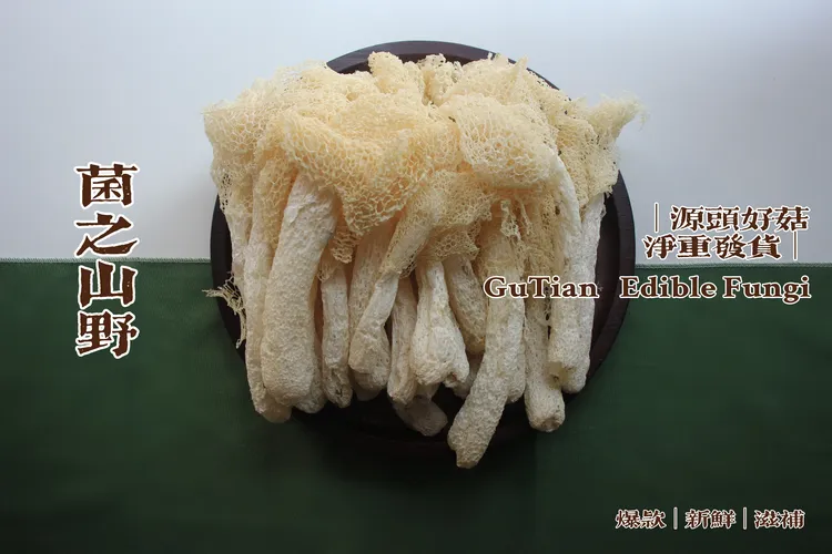 【源产地古田】古田竹荪品质食用菌助农新鲜干货煲汤食材菌菇竹荪菌