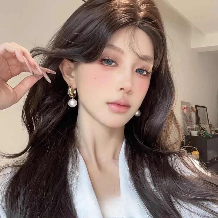 铜合金耳饰 独特做旧土星珍珠耳环vintage耳圈一款两戴耳钉耳扣女