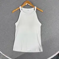2409女士夏季挂脖带胸垫背心内搭外穿小众设计感无袖背心
