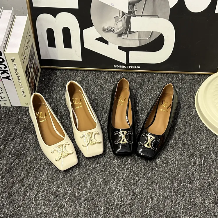 2气质百搭粗跟方头玛丽珍鞋时尚单鞋新款舒适四季时尚女鞋