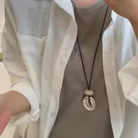 不规则吊坠长款项链女小众高级感气质锁骨链配饰