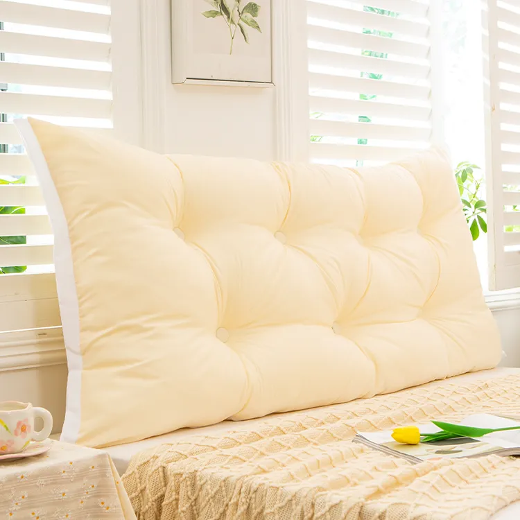 床头靠垫大靠背加高床上靠枕双人榻榻米软包卧室防撞软垫可拆洗
