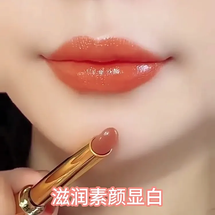 【官方正品】李佳奇直播不沾杯不掉色保湿口红胡萝卜色哑光防水滋润