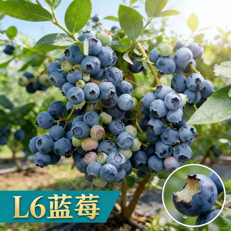 蓝莓树果苗盆栽地栽南北方种植耐寒阳台四季兔眼特大果蓝莓苗果树