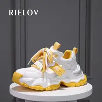 断码●RIELOV增高7cm时尚潮流百搭女士休闲鞋 29967 