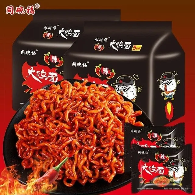 同碗福火鸡面奶油芝士火鸡面拌面方便面泡面速食学生夜宵休闲零食
