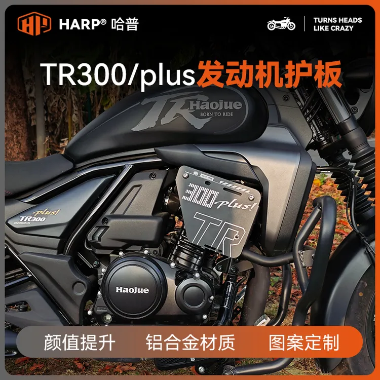 适用于TR300/plus改装前保险杠装饰盖板护杠罩侧盖铝合金护板配件