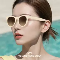 VVS眼镜墨镜太阳镜时尚圆框遮阳夏季街拍经典中性网红明星款LOWRY
