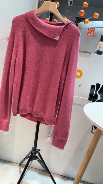 春装休闲羊毛毛衣长袖羊绒