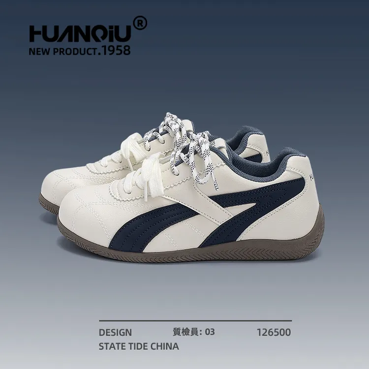 环球平底内增高德训鞋女款秋季2025新款爆款百搭小众高级感板鞋女