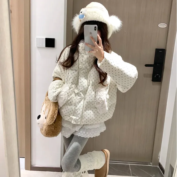 可爱冬季棉服女款爆款2025新款学生小棉衣外套韩版宽松直播推荐