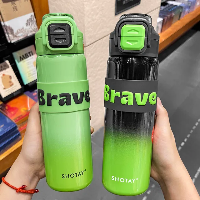 高中生保温杯儿童男孩上学专用运动水杯旅行便携初中生大容量杯子