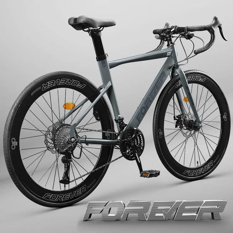 永久官方旗舰店破风公路自行车成人直把弯把微转变速男士轻便单车