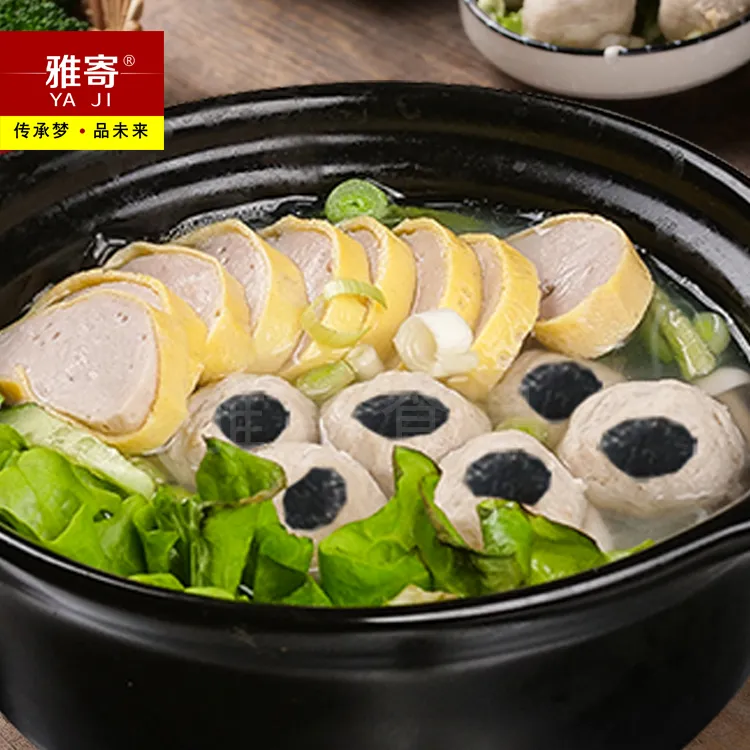 【现代工艺拍4发6】雅寄龙川三宝卷春香信肉丸豆腐丸爽嫩滑原汁原味