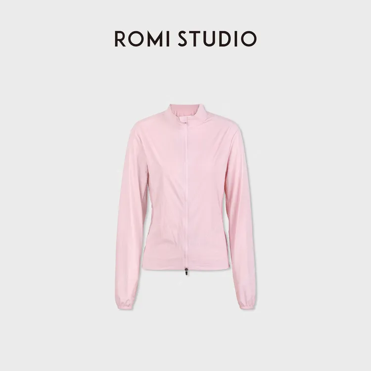 ROMI STUDIO“专业运动”弹力凉感修身双拉链可调节外套RWDSW91926