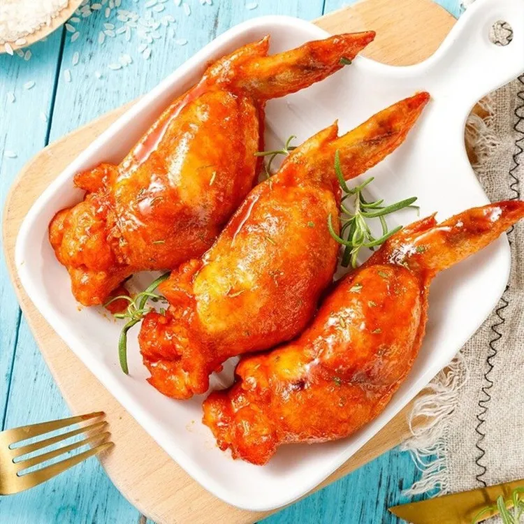 奥尔良鸡翅包饭冷冻半成品空气炸锅烧烤食品d【MM】 包冰率不含冰