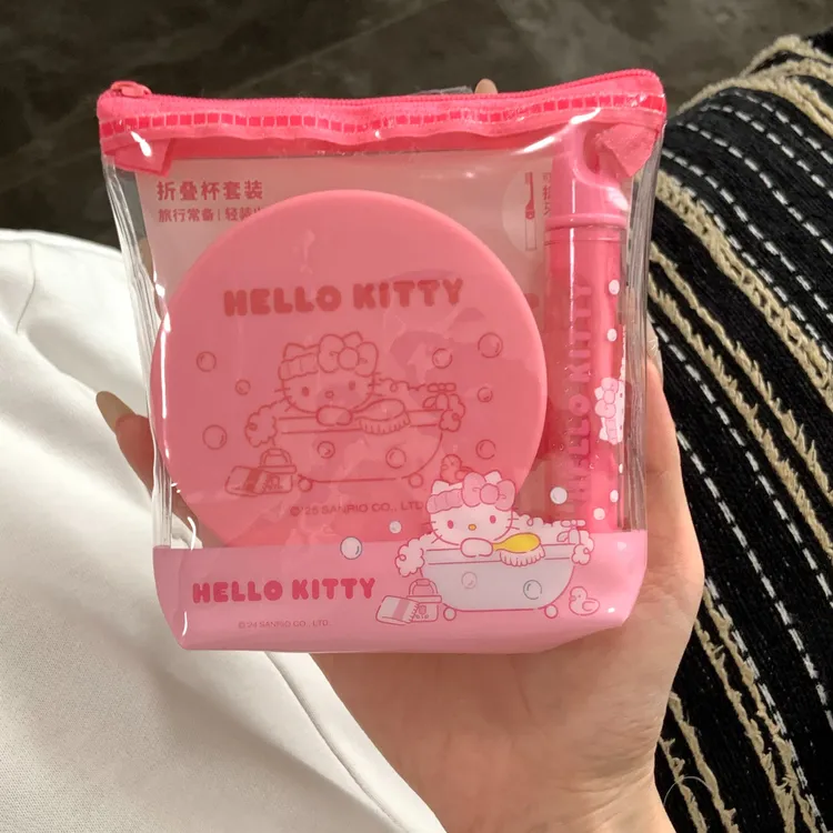 kt便携牙刷漱口杯折叠便携旅行刷牙杯女生出差必准备神器