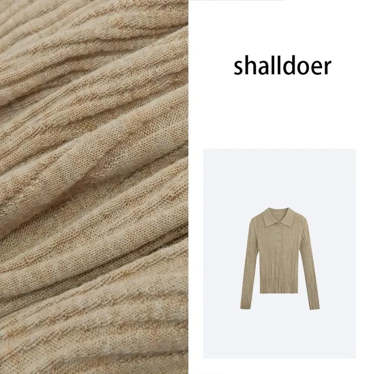 2025秋新款设计感气质显瘦百搭针织衫洋气减龄时尚休闲上衣女