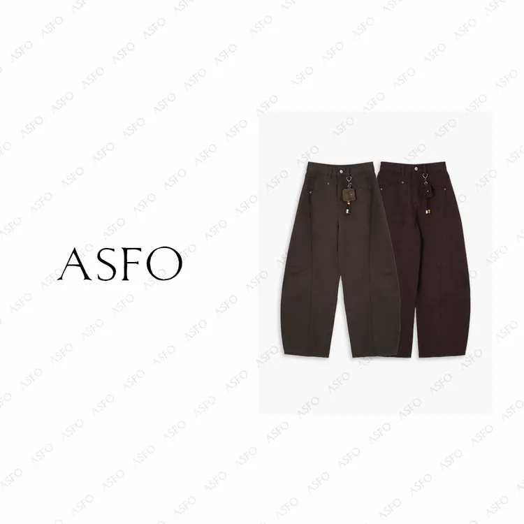 【AS开挂牛】25新加厚显瘦遮肉附挂件休闲弯刀牛仔裤AS25DNZK00751